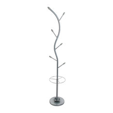50 Most Por Contemporary Umbrella And Coat Stands For 2018 Versa Vine Coat Stand With Umbrella Storage Silver Stands