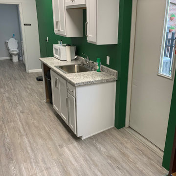 Farm Business Farm Management Office Remodel with Vinyl Plank
