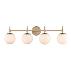 modern gold vanity light
