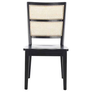 Safavieh Toril Dining Chair, Black/Natural
