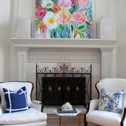 "Jess" 48" x 36" diptych on canvas - Products