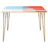 Mason Hairpin Dining Table - Retro Shades