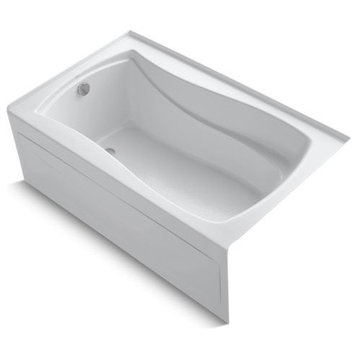 Kohler Mariposa 60" X 36" Alcove Bath w/ Integral Apron, Left-Hand Drain, White