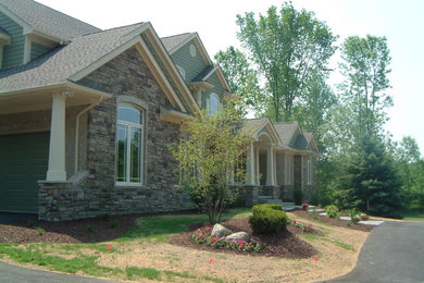 Arts and crafts exterior home photo in Detroit
