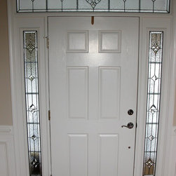 Grid Entryway - Stained Glass Panels