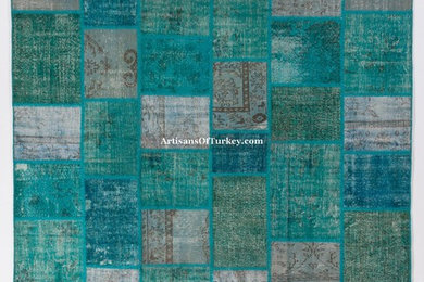 Patchwork style Up-cycled Handmade Rugs