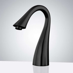 Bathselect Deck Mount Commercial Automatic Sensor Faucet Black - Showerheads And Body Sprays