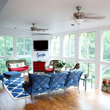 Blowing Out the Walls for a New Kitchen & Sunroom