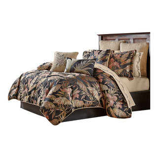 Five Queens Court Martina King 4-Piece Comforter Set - Tropical -  Comforters And Comforter Sets - by Five Queens Court