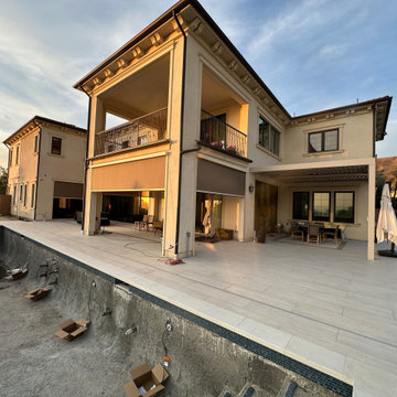 California Room Motorized Power Screens Yorba Linda, California