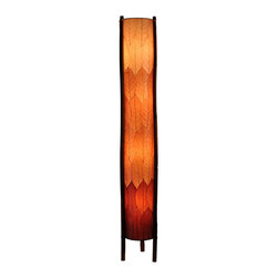 Eangee Home Designs Hue Giant Floor Lamp | Burgundy - Floor Lamps