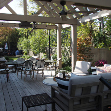 From Narrow Unused Yard to Stylish Outdoor Relaxation!