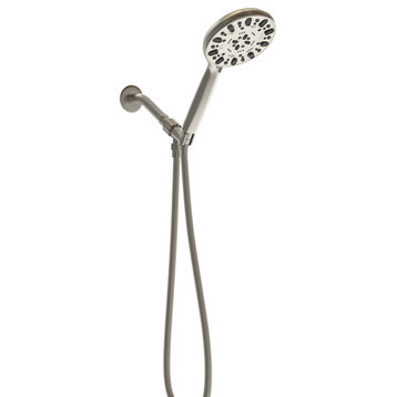 7-Spray Modes High Pressure Hand Held Shower Head With Hose, Brushed Nickel