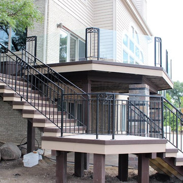 Iron and Glass Rail for Lakehouse