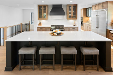 Inspiration for a transitional kitchen remodel in Minneapolis