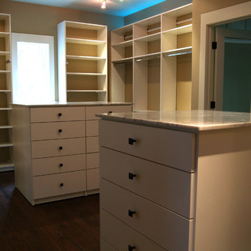 Elegant His & Her Closets | SpaceManager Closets