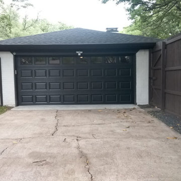 Black Short Raised Panel
