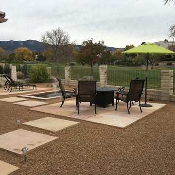 Cut Flagstone Stepping Stones And Patio