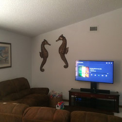 Extra Large Seahorse Prototype - Wall Sculptures