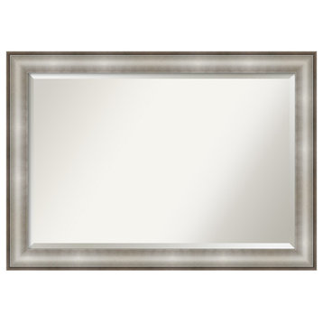 Imperial Silver Beveled Wall Mirror - 41 x 29 in.