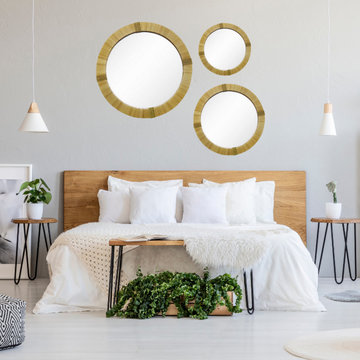 Handmade Moroccan Raffia Mirrors