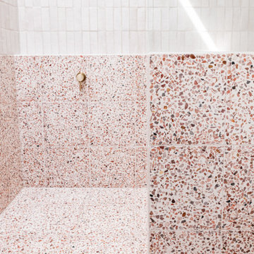 Esplanade Home, retro pink bathroom