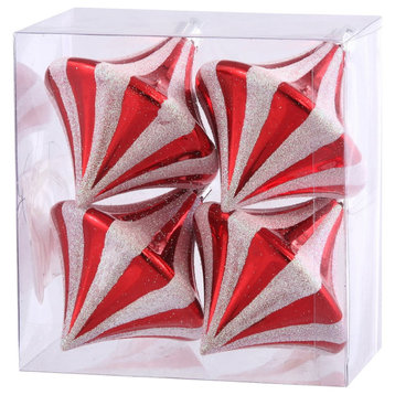 Vickerman N100734 3.5" Candy Cane Diamond Drop Christmas Ornament