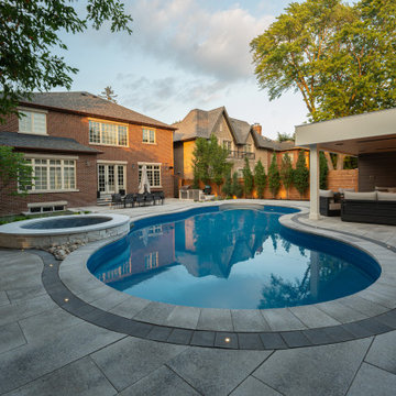 Luxury Backyard Pool, Cabana & Outdoor Living Retreat