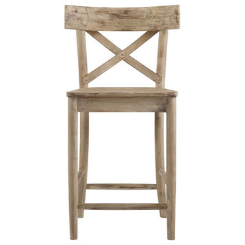 Picket House Furnishings Keaton Counter Height Stool in Natural
