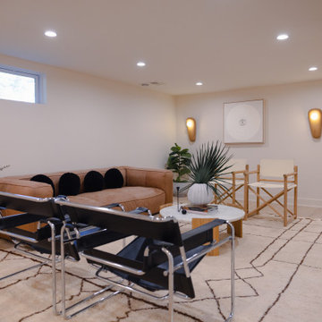 Contemporary Kansas City Basement Finish