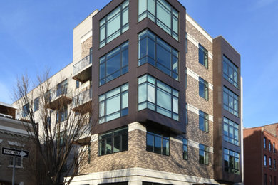 Contemporary exterior home idea in Philadelphia