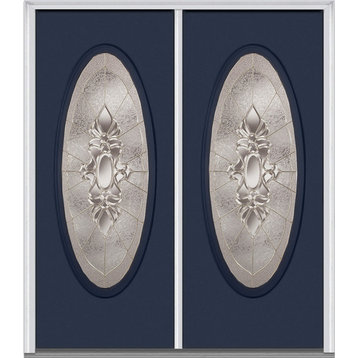 Heirloom Master Oval Naval Double Door, 66"x81.75", Left Hand in-Swing
