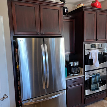Stain and Paint Kitchen Reface