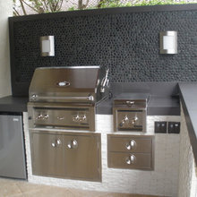 outdoor kitchens