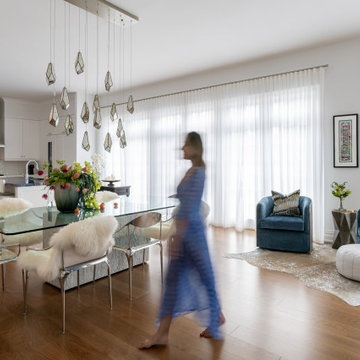 Airy & Eclectic Penthouse Great Room, Scarsdale, NY