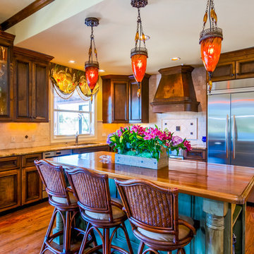 Golf Course Home on Ocean-fed Lake With Private Island