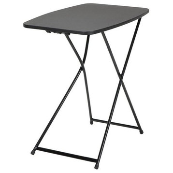 COSCO Tailgate 26" Height Adjustable Folding Table in Black (Set of 2)
