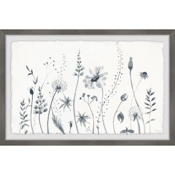 "Flower Fields" Framed Painting Print
