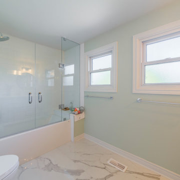 Soft Contemporary Master Bathroom Renovation
