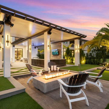 We Created A Luxurious Backyard Resort For This Home In Parkland Bay