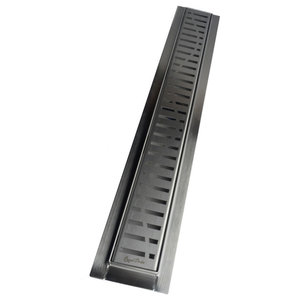 ARC 21214 Linear Drain Assembly with Solid Grate and Deep Cover