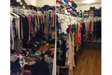 Before & After Closet Organization in Lowell, MA