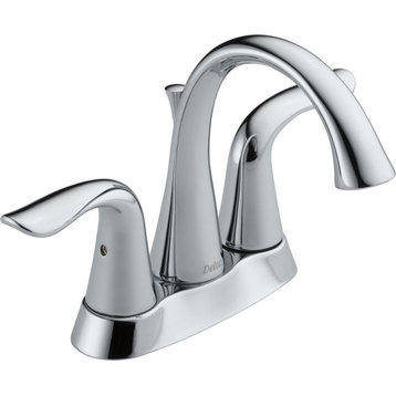 Delta Lahara Two Handle Centerset Bathroom Faucet, Chrome, 2538-MPU-DST