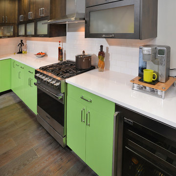 Retro Modern Kitchen Design - Vail Colorado