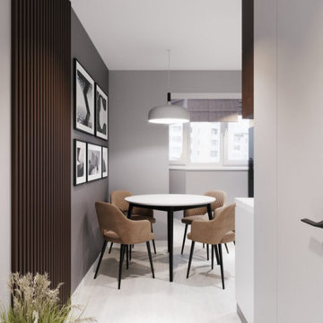 Дизайн-проект современной 3-комнатной квартиры
