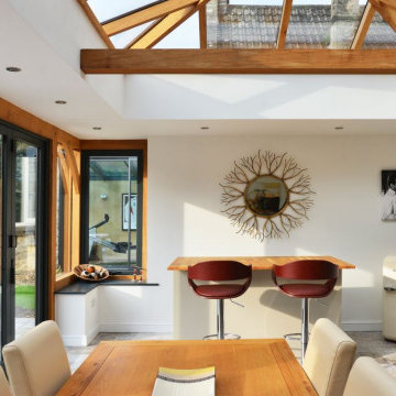 Oak Orangery with a Contemporary Twist
