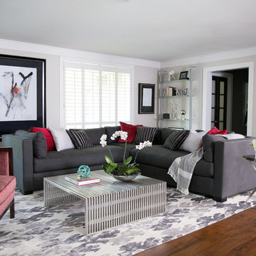 Edward Loewenstein (architect) remodel in Greensboro NC  - Living Room