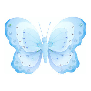 Butterfly Decorations Nylon Hanging Butterflies Wall Ceiling Girls