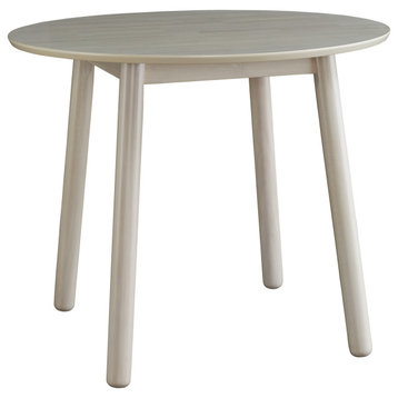 Hopper Round Dining Table, Froth Cream