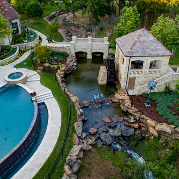Flower Mound French Water Wheel